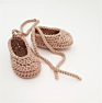 S7525 Lightweight Ballerina Socks Crochet Baby Booties for Boys Girls