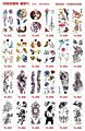 Tl-010 Stikers Tattoo Watercolor Tattoo Sticker Body Temporary Tattoo Sticker