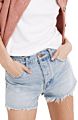 / Design Made White Color Denim Shorts for Women's Stretch High Impact Sports Shorts