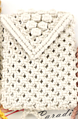 Ladies Kids Macrame Crochet Shoulder Bag Handmade Cotton Rope Crossbody Purse Bag