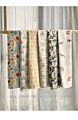 Snoozzz Breathable 2 Layer Bamboo Cotton Orange Swaddle Muslin Swaddle Blankets