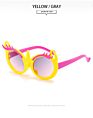 Cartoon Unicorn Children Shades Unisex Decorate Jelly Color Sunglasses