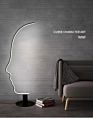 Modern Art Abstract Face Floor Lamp Home Decoration Led Dimmable Rgb Floor Lighting