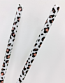 Manufacture Reusable 7 Inch Leopard Grain Straws Plastic Drinking Water