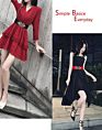 A1130 Skirt Waist Decor Tie Belt Wide Girdle Adornment Jeans Sash Leather Elastic Buckle Dress Belts for Women