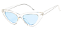 Vintage Cateye Kids Shades Parent-Child Small Cat Eye Colorful Sunglasses Designer for Girls Oculos De Sol