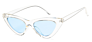 Vintage Cateye Kids Shades Parent-Child Small Cat Eye Colorful Sunglasses Designer for Girls Oculos De Sol