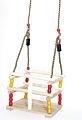 Modern Baby Wooden Indoor Swing with Adjustable Ropes