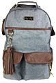 Diaper Bag Backpack Large Capacity Boss Backpack Diaper Bag Featuring Bottle Pockets, Changing Pad, Stroller Clips