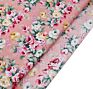By the Meter Rose Flower Floral Printed Quilting Woven Poplin 100% Cotton Prints Fabric for Face Mask Dress Bags