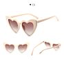 Multiple Colour Love Heart Shape Trending Fall Female Sunglasses