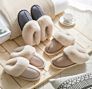 2021Autumn and Cotton Slippers Home Couple Warm Thick Slippers Men's and Women's Slippers