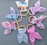 Ins Baby Chevron Zigzag Teethers Natural Wood Circle with Rabbit Ear Fabric Newborn Teeth Practice Toys Training Handmade Ring