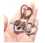 Love Heart Reverse Belly Button Rings Bar Silver Color Plated Surgical Piercing Body Jewelry for Women Cz Navel Piercing