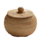 Professional Manufacture Wooden Storage Box with Rattan Cover