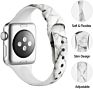 Apple Watch Band by Silicone Fadeless Printing Floral Leopard Watch Band