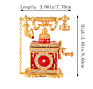 Qifu Small Jewelry Box Enamel Painting Variety of Styles Metal Jewelry Box