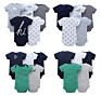 100% Cotton Newborn Infant Boys Girls Bodysuit Clothes Sets Baby Rompers