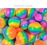 Design anti Stress Relief Toys Sensory Squishy Ball Rainbow Fidget Stress Balls