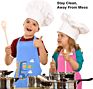 Chef Kids Apron, Durable and Washable Apron Cotton Kids Size for Kitchen Cooking Baking and Painting