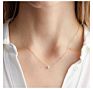 Necklace Minimalist Simple Jewelry 316L Stainless Steel 4Mm Pearl Pendant Choker Necklace