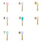 Soothing Gums Organic Eco Friendly Food Grade Silicone Wooden Training Spoons