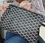 Free Sample Zipper Simple Hook Pattern Design Handbag Support Diamond Large Pu Handbag