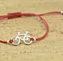 Inspire Jewelry Stainless Steel Bicycle Charm Bracelet Mens Gift Unisex Bicycle Bracelet for Women and Men's Gift
