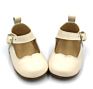 Reasonable Price Anti-Slip Cow Leather Cream Baby Infant Leather Mary Jane Toddler Shoes
