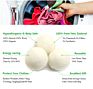 6 Pack Eco Friendly Laundry Wool Dryer Balls with Cotton Bag