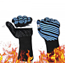 Heat Resistant Gloves 932F Extreme Heat Resistant Aramid Fiber Black Bbq Gloves