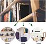 Lifeinfinity Metal Bookend, Economy Nonskid Heavy Duty Bookends for Shelves Office