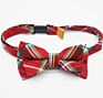 Red Checked Pattern Cotton Infant Bowtie Boys Bow Ties for Children Baby Bow Tie Kids