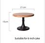 Wooden Pedestal Cake Stand for Wedding Cake Display Food Safe Eco Friendly Desert Platter