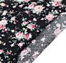 By the Meter Rose Flower Floral Printed Quilting Woven Poplin 100% Cotton Prints Fabric for Face Mask Dress Bags