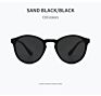Recycled Plastic Sunglasses Face Shield Unisex round Sunglasses Black Vintage Polarized Sunglasses