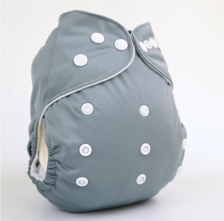 Grey Color Cloth Diaper, Baby Grey Color Diaper with Grey Color Nappy