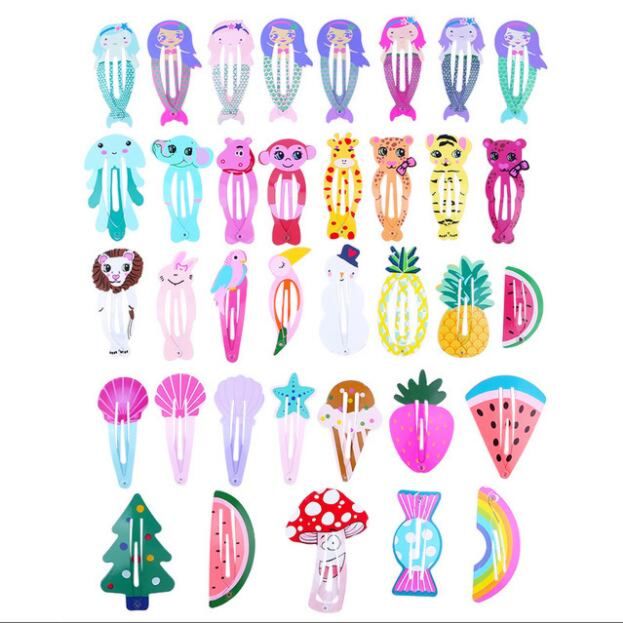 Cartoon Hair Clips Girls Cute Fruit Hair Pins for Children Lovely Hair Accessories