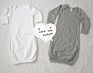 Plain Soft Cotton Bamboo Multicolor Baby Designs Night Knotted Latest Gowns