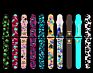 Printed Silicone Sports Band Strap for Smart Iwatch Printed Silicone Rubber Apple Watch Band