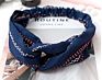 Women Headbands Boho Bandeau Floral Knot Headband Elastic Hair Bands for Women, Turban Twist Headbands, Hair Accessories F