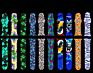 Printed Silicone Sports Band Strap for Smart Iwatch Printed Silicone Rubber Apple Watch Band