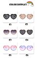 Dcoptical Heart Shaped Honeybee Bee Kids Sunglasses Trend Child Cute Sun Shades Comfortable Unisex Girls Sunglasses