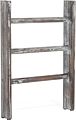 Brown Torched Countertop Storage 16 Inch Kitchen Rack Home Decortion Rustic Wood Ladder Towel Holder