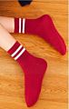 Blend Ankle Striped Socks Women Girls Sport Casual Sock Hosiery Soft Medium Tube Long Socks With