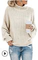 Long Sleeve Rajut Knit Fabric Fabric Knitting Machine Sweater