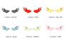 Flame Sunglasses Rimless Bat Sun Glasses Tears Shades Eyeglass Vintage Fire Shape Eyewear