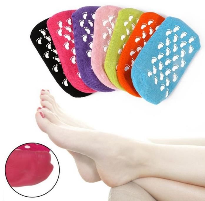 Gel Soft Moisturizing Gel Socks Foot Spa Dry Cracked Feet Skins Gel Lining Infused with Essential Oils Sock