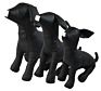 Cute Pet Torsos Models Pvc Leather Models Dog Mannequins Pet Clothing Stand S/M/L
