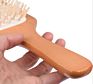 Natural Wooden Paddle Hair Brush Bamboo Bristles Pins Hairbrush for Women, Men and Kids Scalp Massage